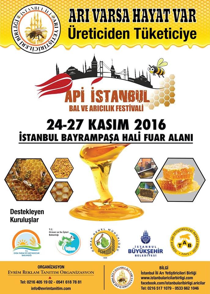 Api İstanbul Bal ve Arı Ürünleri Festivali yapıldı.  